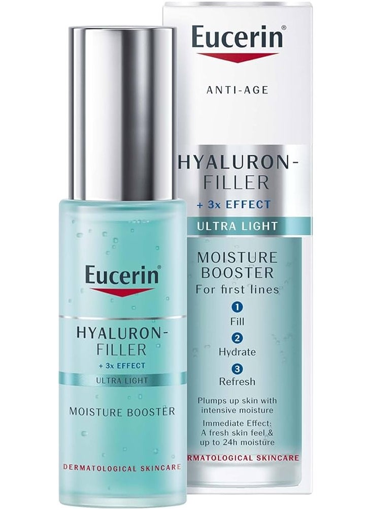 Eucerin - Hyaluron Filler + 3x Effect Ultra Light  Moisture Booster 30ml - Image 1
