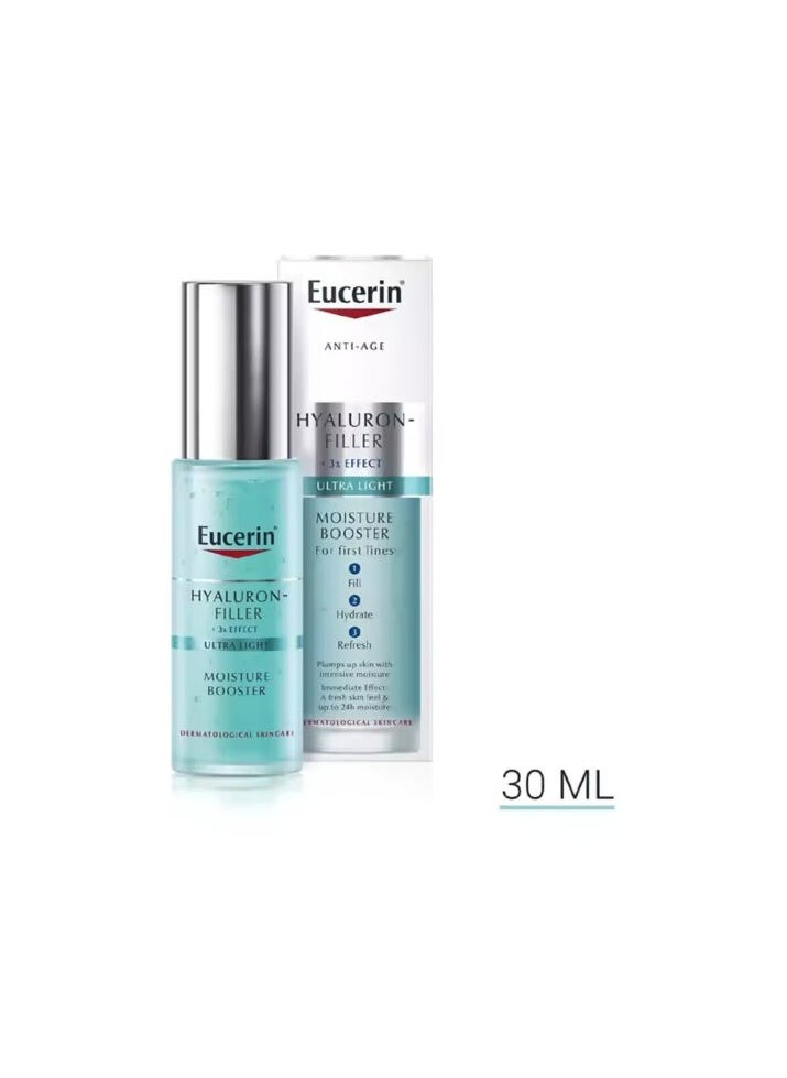 Eucerin - Hyaluron Filler + 3x Effect Ultra Light  Moisture Booster 30ml - Image 1