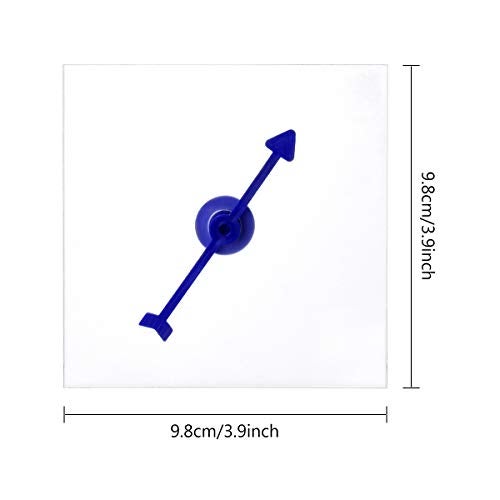 Lohoee 20Pcs Transparent Spinners Math Game Spinner with Rotating Arrow for Party Games and Teaching Using - Image 2