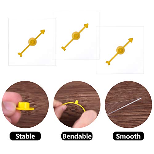 Lohoee 20Pcs Transparent Spinners Math Game Spinner with Rotating Arrow for Party Games and Teaching Using - Image 5