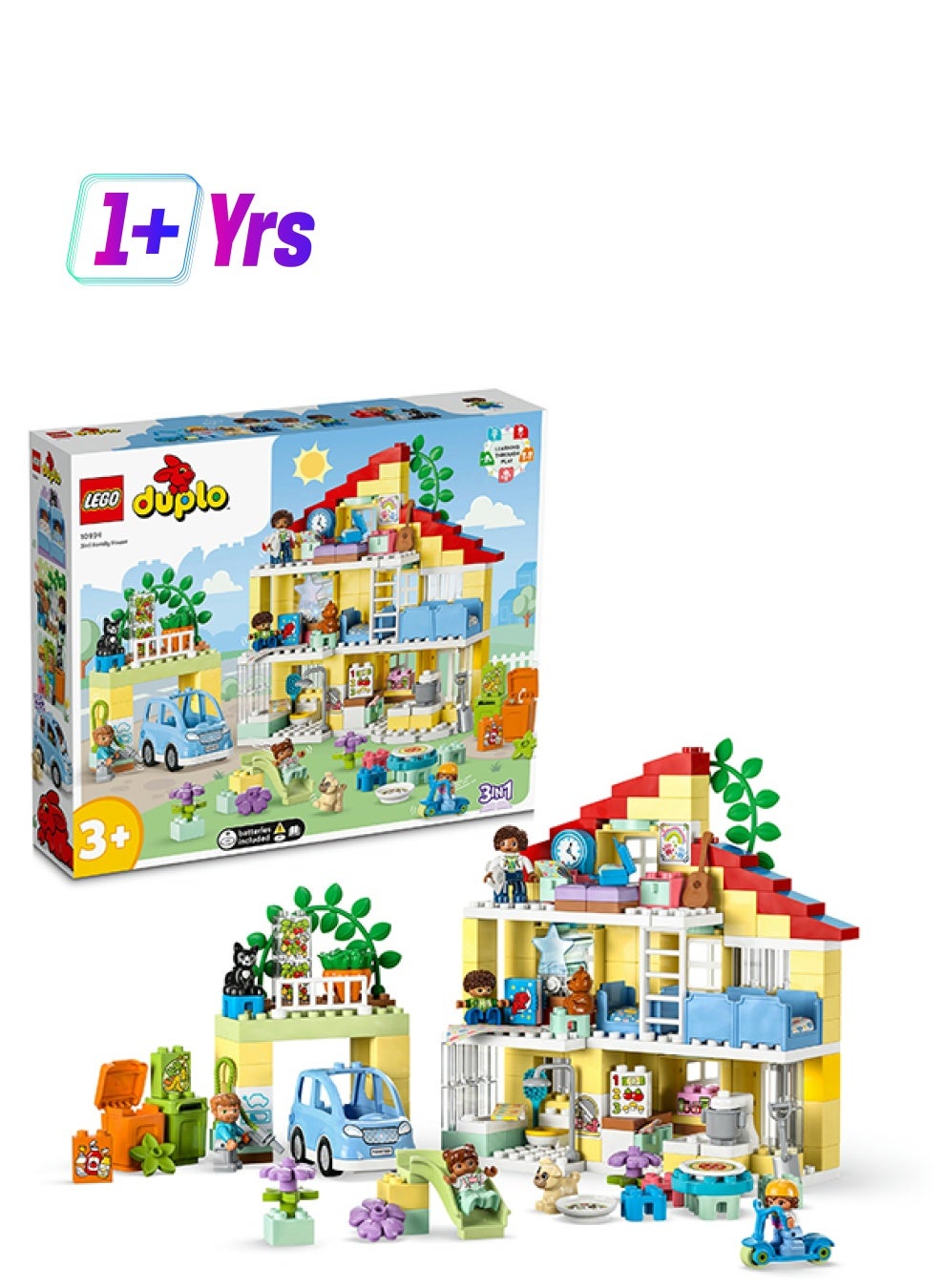 LEGO DUPLO Town 3in1 Family House 10994 (218) Pieces Best Price
