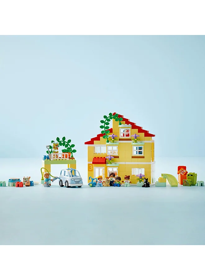 LEGO Duplo Town 3In1 Family House 10994 Building Toy Set; Educational Toy For Toddlers Aged 3+ That Lets The Whole Family Build, Play And Learn (218 Pieces)