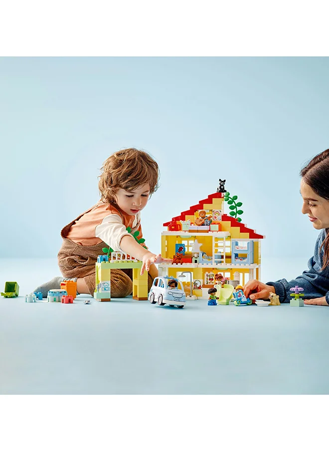LEGO Duplo Town 3In1 Family House 10994 Building Toy Set; Educational Toy For Toddlers Aged 3+ That Lets The Whole Family Build, Play And Learn (218 Pieces)