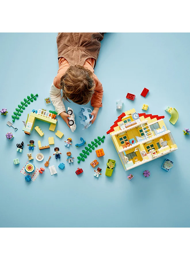 LEGO Duplo Town 3In1 Family House 10994 Building Toy Set; Educational Toy For Toddlers Aged 3+ That Lets The Whole Family Build, Play And Learn (218 Pieces)