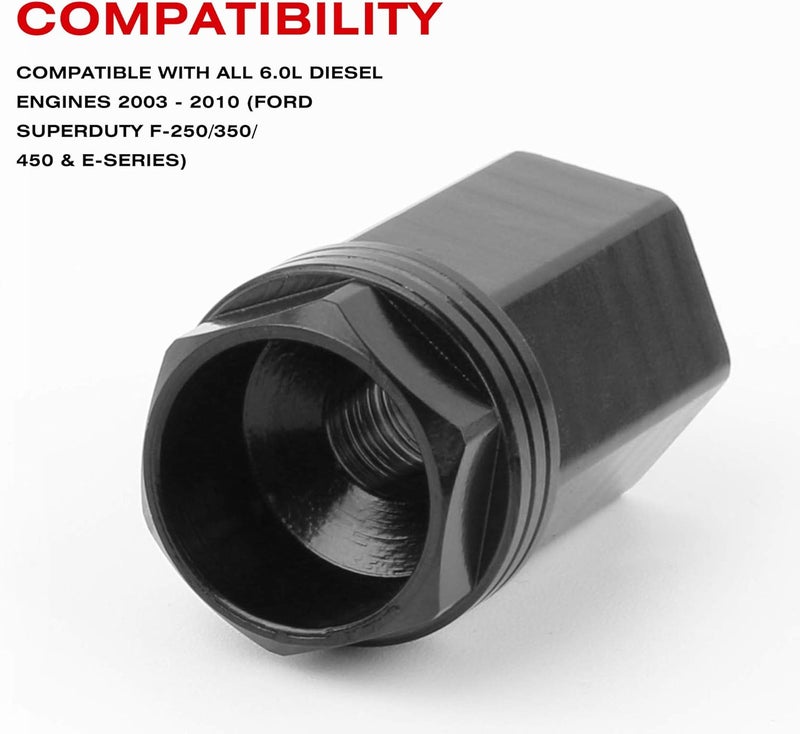RDBS High-Pressure Oil Rail Ball Tube Socket for Ford 6.0L Powerstroke (2003-2010) - Image 2