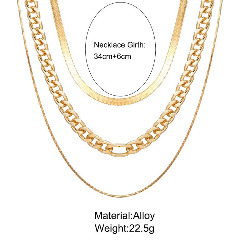 CONGYING 9pcs Gold Plated Necklaces set for Women, Gold Dainty Choker Necklace Trendy, Adjustable Layering Necklace Set for Women Gifts (lay-9gold) - Image 2