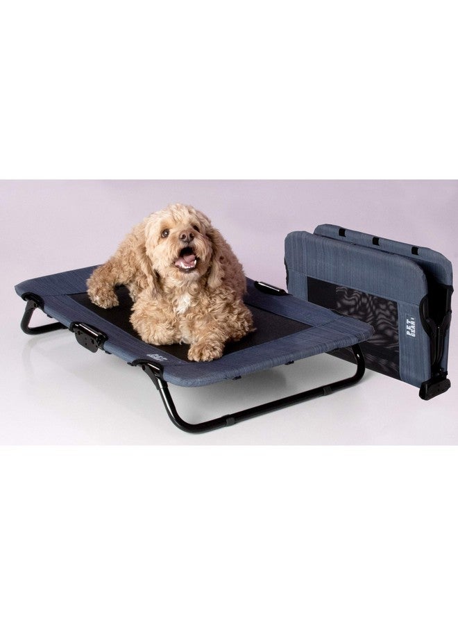 Pet Gear Lifestyle Pet Cot Elevated Bed, No Assembly Required, Premium Tear Resistant Cooling Mesh, Indoor & Outdoor, Lightweight & Portable, 3 Models, 2 Colors - Image 1