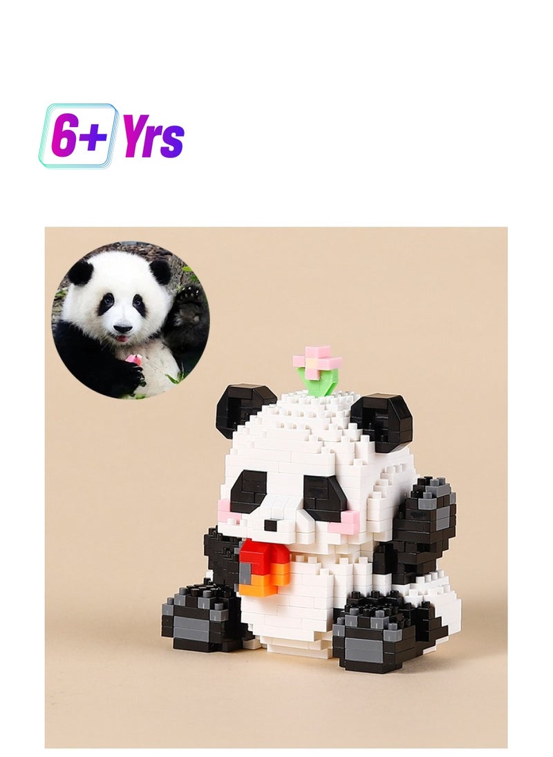 Panda Icons (Huahua Say hello) Building Toy Set 6+ Years 