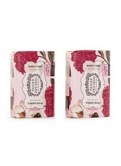 Panier des Sens Magnolia Peony Shea butter natural bar soap bath  body soap bars  Made in France 95 natural  2 bars 7oz200g each