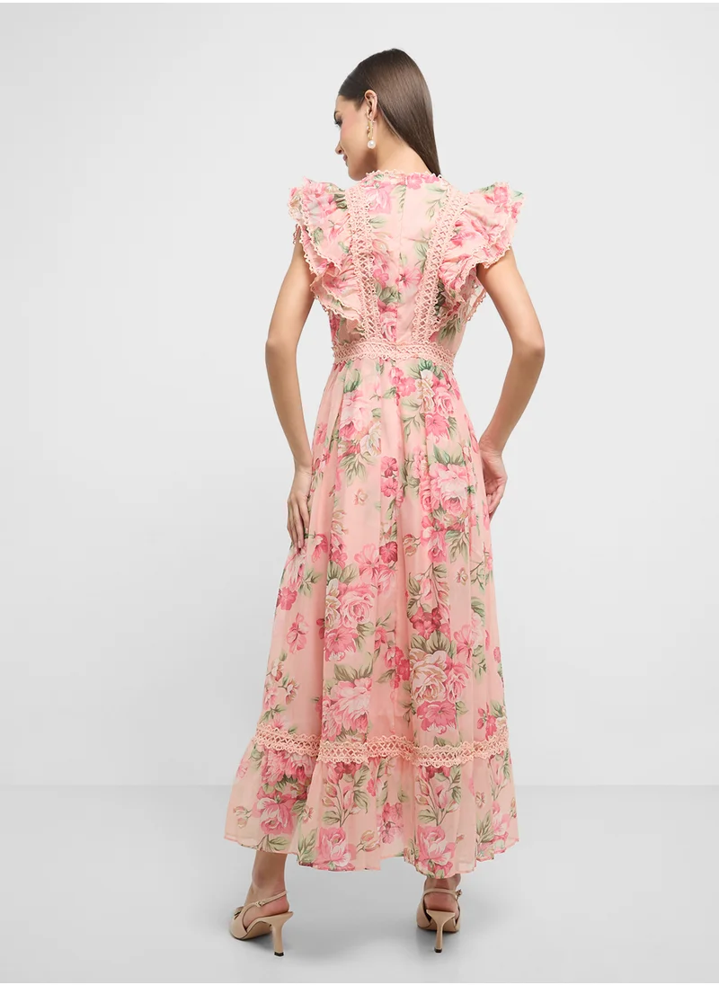 ELLA Floral Print Dress
