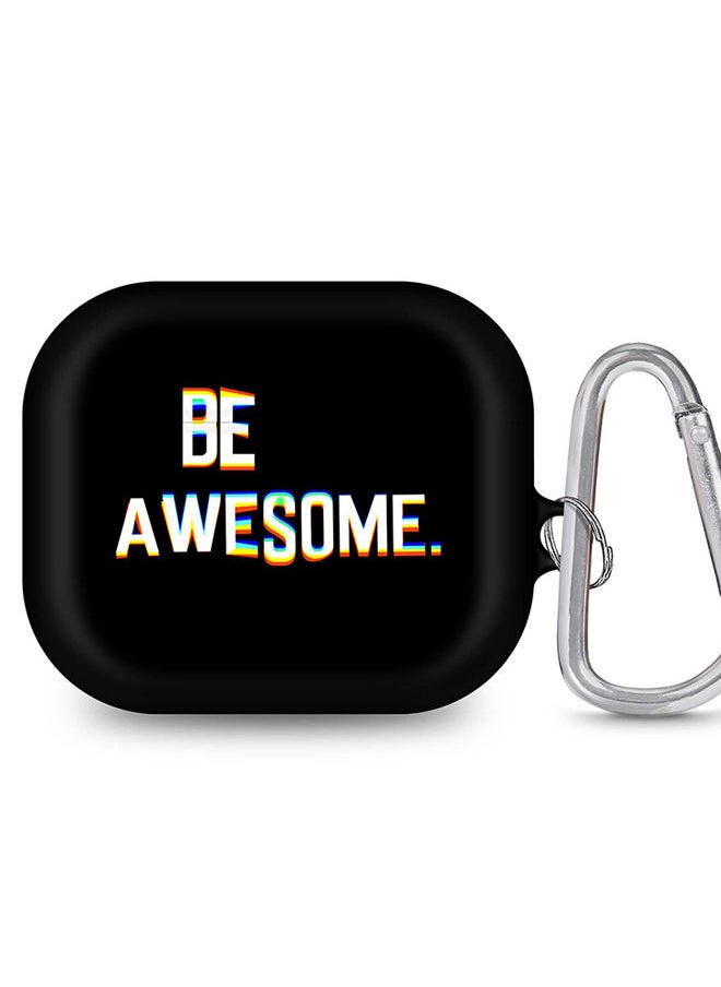 Stylizedd - StylePods Case for Airpods 3rd Gen Case With Anti-Lost Keychain - Be awesome - Image 1