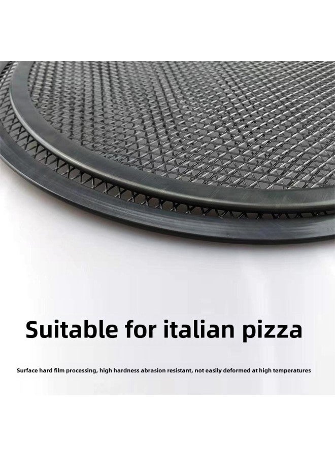 Hard Film Pizza Grill Net 7891012 Inch Non-stick Screen Baking Pan High Temperature Resistant Pizza Cold Fermented Cake Bottom Special Net-Specifications:8inch Coated Mesh Disk - Image 3