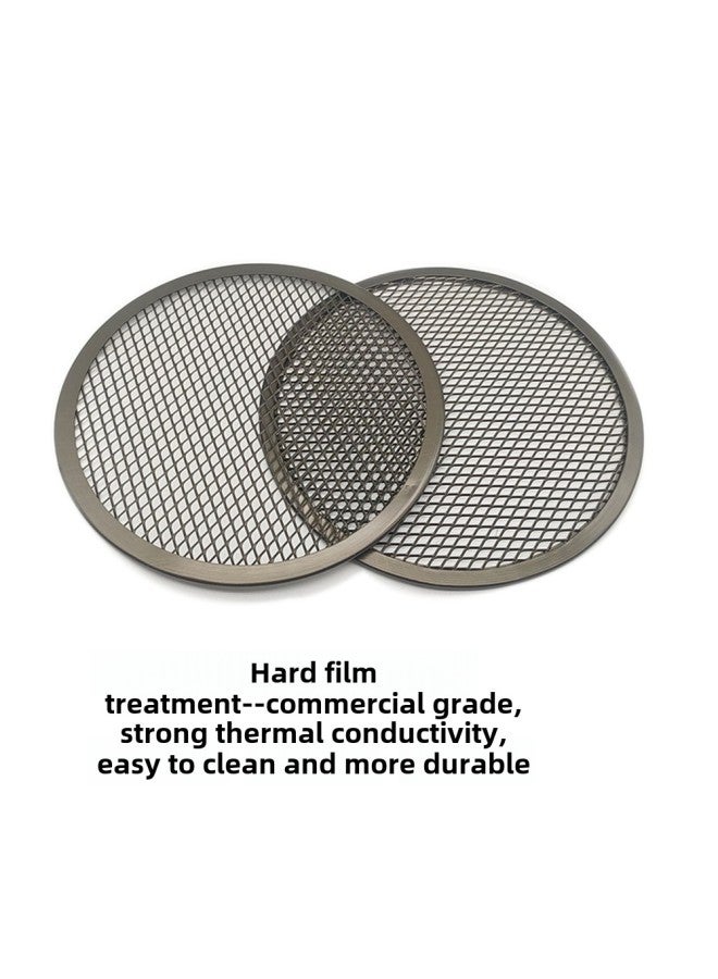 Hard Film Pizza Grill Net 7891012 Inch Non-stick Screen Baking Pan High Temperature Resistant Pizza Cold Fermented Cake Bottom Special Net-Specifications:8inch Coated Mesh Disk - Image 4