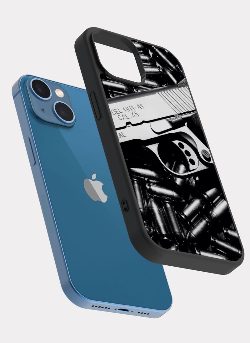 PXLAAT iPhone 13 case cover Colt 1911 - Image 2
