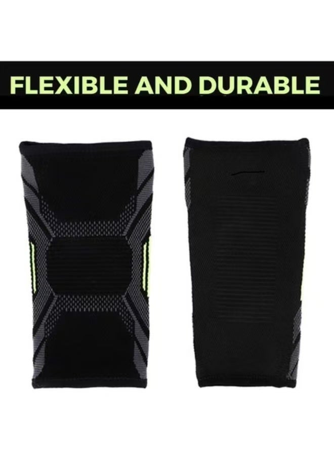 Elbow Support Brace for Men Women Breathable Compression Elbow Sleeve for Tendonitis Epicondylitis Relief Non-Slip Elastic Arm Brace for Tennis Golf Weightlifting Sports - Image 2