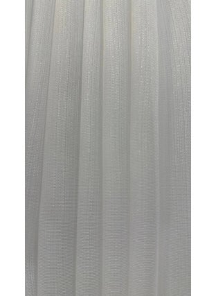 Nivemes Home Nivemeshome Bamboo Glitter 1/3 Thick Pleated White Tulle Curtain Apm  - Image 4