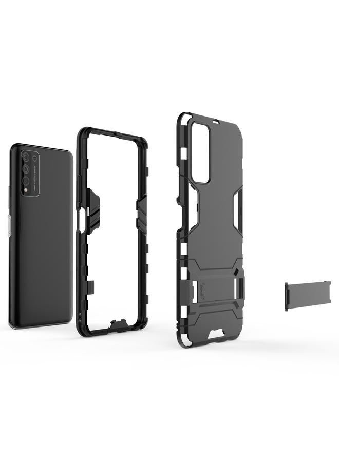 S-TOP Case For Huawei Honor 10X Lite PC + TPU Shockproof Protective Case with Holder - Image 5