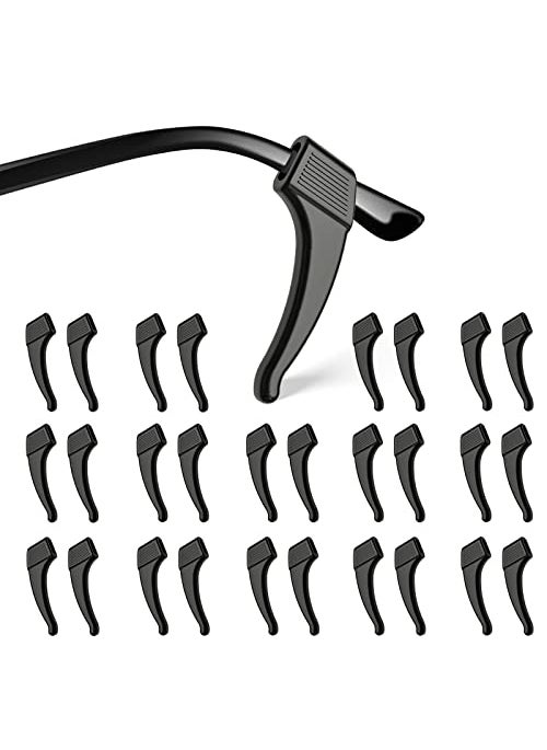 SMARTTOP SMARTTOP 16 Pairs AntiSlip Eyeglass Ear Grips Hook Comfortable Silicone Elastic Eyeglasses Temple Tips Sleeve RetainerFor Eyewear Sunglasses Spectacles GlassesSports Eyeglasses 