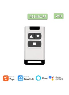 433MHZ RF Curtain Switch Remote Control Roller Shutter Module Garage Door Control Receiver Transmitter,for Curtain Garage Door