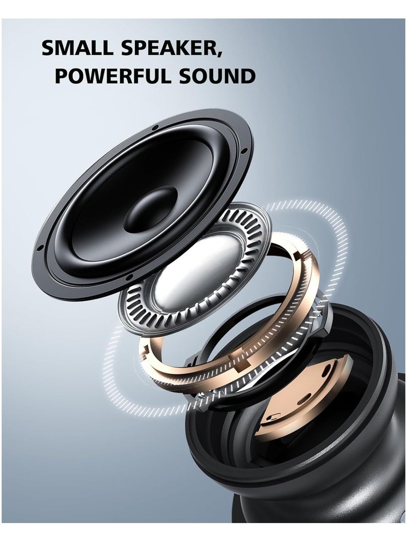 Mini Portable Wireless Bluetooth Speaker with Magnetic Base, Powerful Sound, Easy to Attach to Metal Surface, 【Compatible with Magsafe, iPhone 15, 14, 13, 12 Pro/Max】 for Home or Outdoor - Image 2