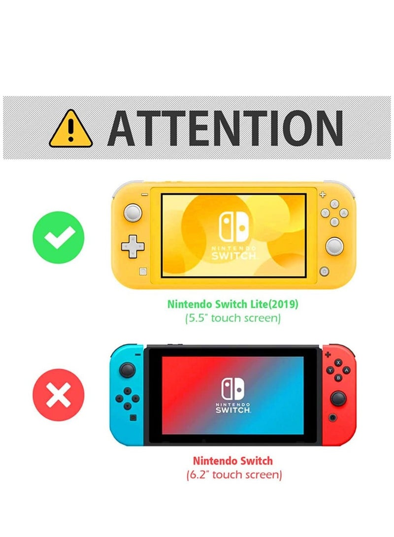 2 حزمة شاشة التوقف متوافق مع نينتندو التبديل لايت 9H صلابة خفف من الزجاج فيلم واقية من الصفر مقاومة بصمات الأصابع كريستال شفافة - Image 2