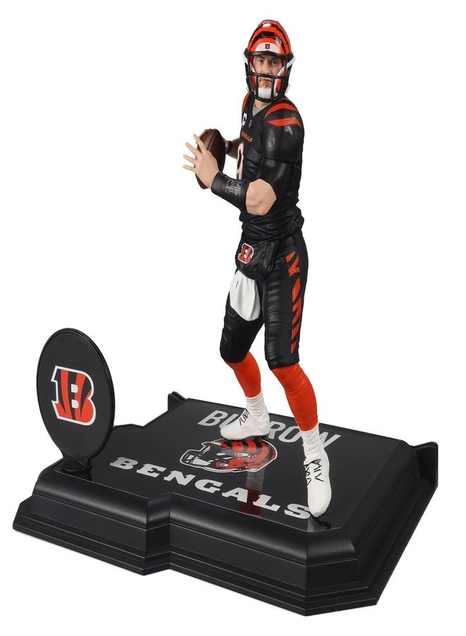 McFarlane Toys McFarlane Joe Burrow (Cincinnati Bengals) NFL 7" Posed Figure SportsPicks - Image 1