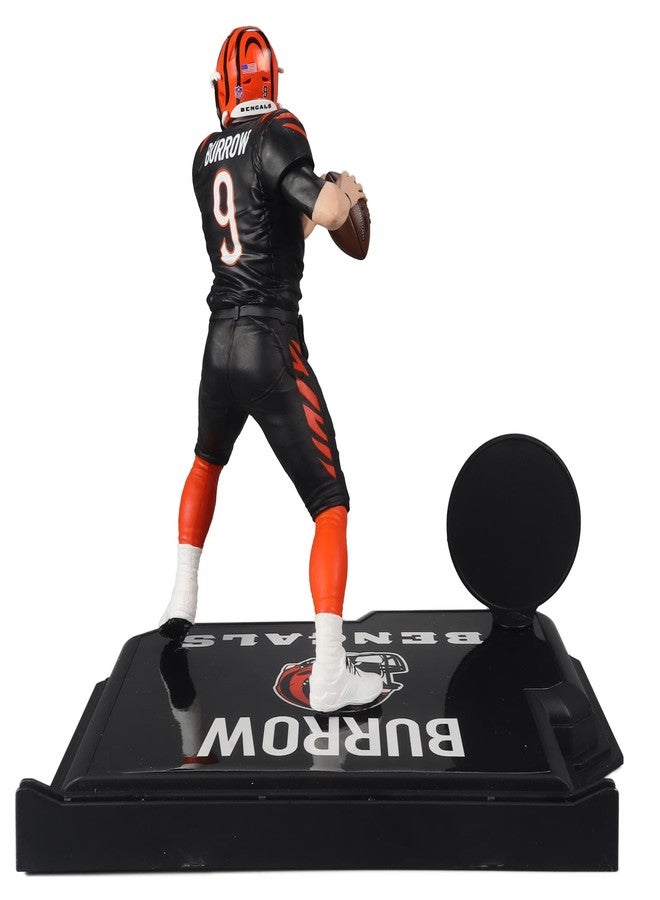 McFarlane Toys McFarlane Joe Burrow (Cincinnati Bengals) NFL 7" Posed Figure SportsPicks - Image 3
