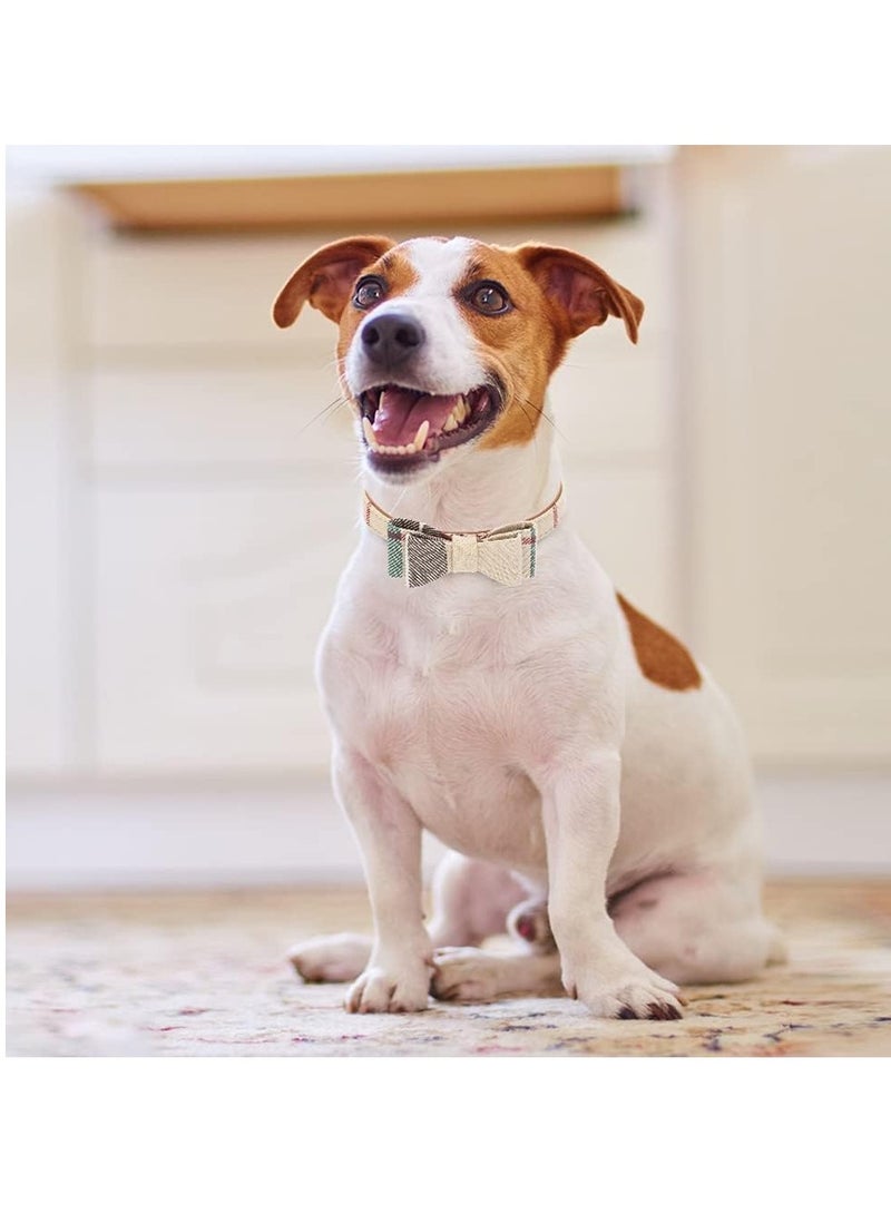 قوس ربطة الكلب طوق ومجموعة القبض للكلاب الصغيرة - حجم قابل للتعديل مع الجرس الذهبي - مثالية ل S - Image 5
