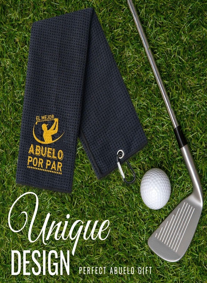 CybGene Abuelo Gifts Golf Towel, Abuelo on Father‘s Day, 15.8 x 23.6 inches Microfiber Golf Towel for Golf Bags - Image 2