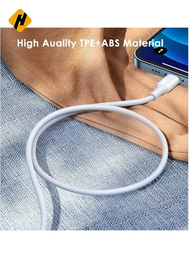 HuHa - 【MFi Certified】 iPhone 20W Charger Plug and 2M USB C to Lightning Cable PD Fast Charger USB C Plug Data Lead Compatible with iPhone 14/14 Plus/14 Pro/14 Pro Max/13/12/11/11 Pro/XS Max/XR/X/8/7/iPad - Image 1