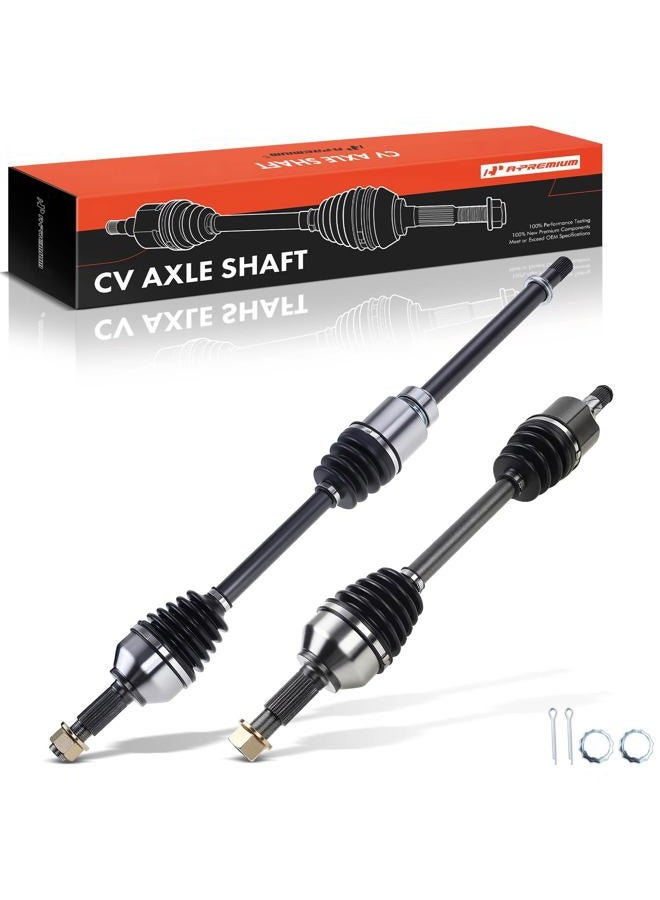 A-Premium Pair (2) Front CV Axle Shaft Assembly Compatible with Nissan Altima 2007-2013, 2.5L, Driver and Passenger Side - Image 1