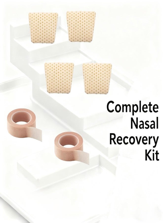 CZMZHFC Thermoplastic Nasal Splint & Skin Tone Paper Tape,Alcohol-Free & Electricity-Free Nose Fixation Kit,Reusable Trapezoidal Nose Clip & Micro Porous Breathable Tape,Beauty Care Accessories (12-Piece Set - Image 5