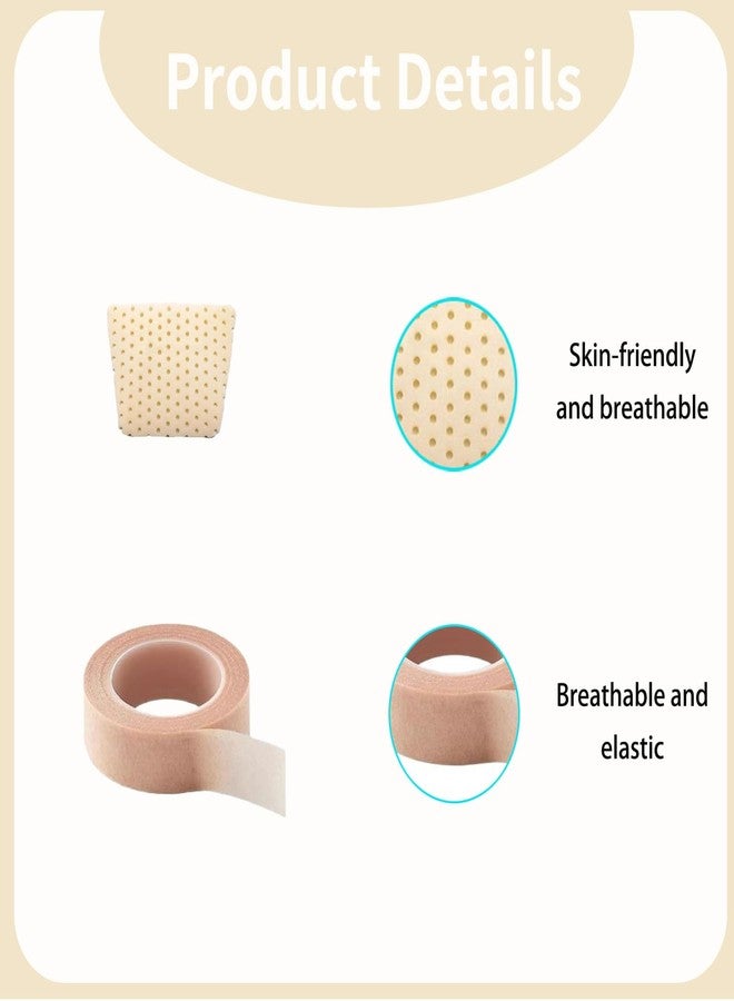 CZMZHFC Thermoplastic Nasal Splint & Skin Tone Paper Tape,Alcohol-Free & Electricity-Free Nose Fixation Kit,Reusable Trapezoidal Nose Clip & Micro Porous Breathable Tape,Beauty Care Accessories (12-Piece Set - Image 3