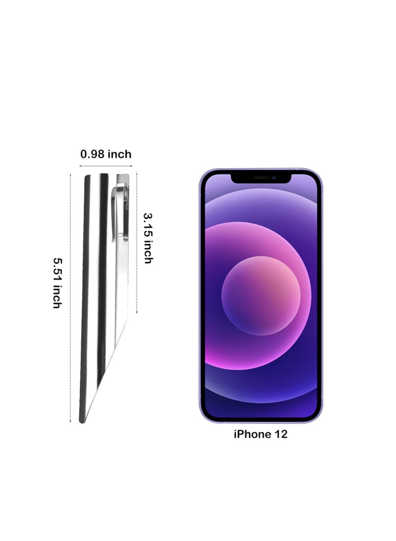 SYOSI ممسحة فتات الطاولة 2 قطعة ، ممسحة الفتات للغطاء الطاولة ، أداة ستانلس ستيل لجمع الفتات للموظفين والنُدُل - Image 5