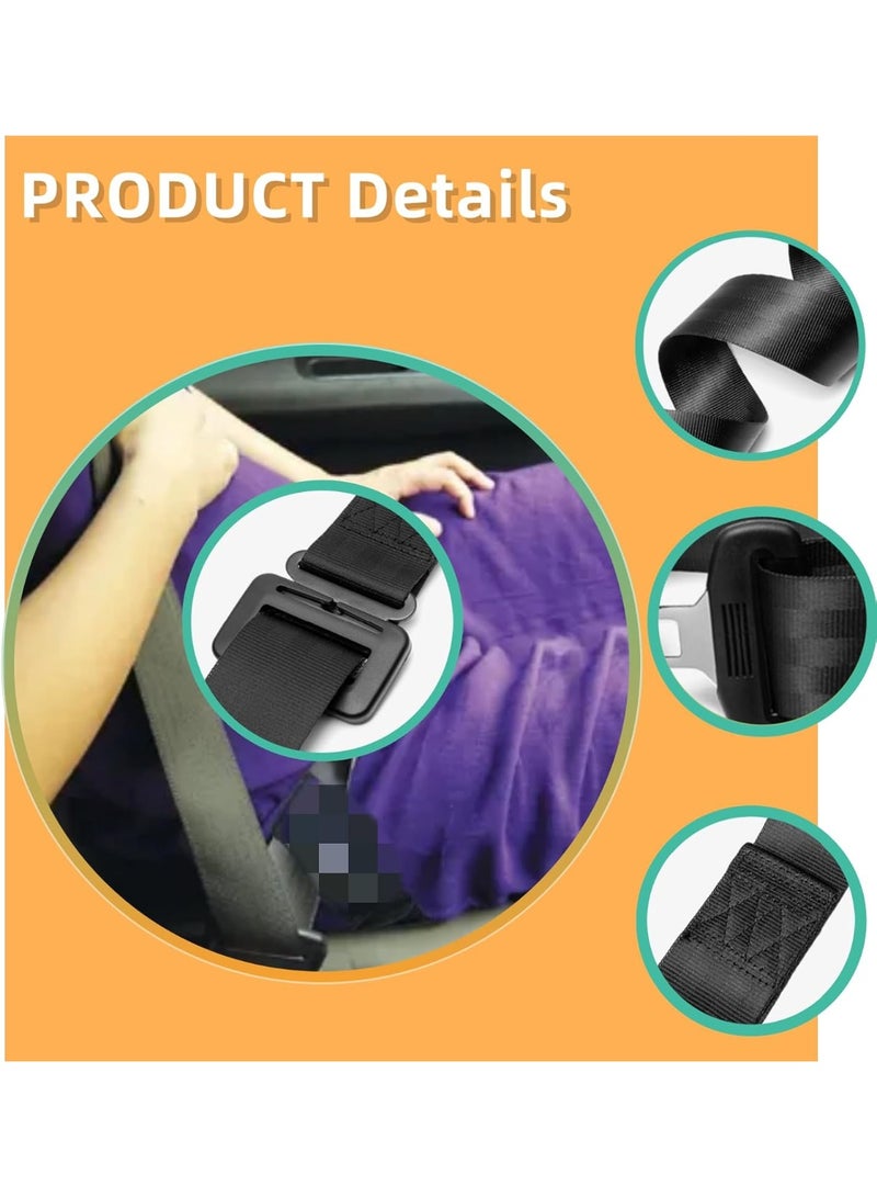 كيلا حزام أمان للحمل، أداة ضبط حزام الأمومة للسيارة، حزام مقاوم للضغط ومسامي للهواء للنساء الحوامل، يحمي الأجنة، يمنع الضغط ويحمي بطن الحامل، ضروري للأمومة - Image 5