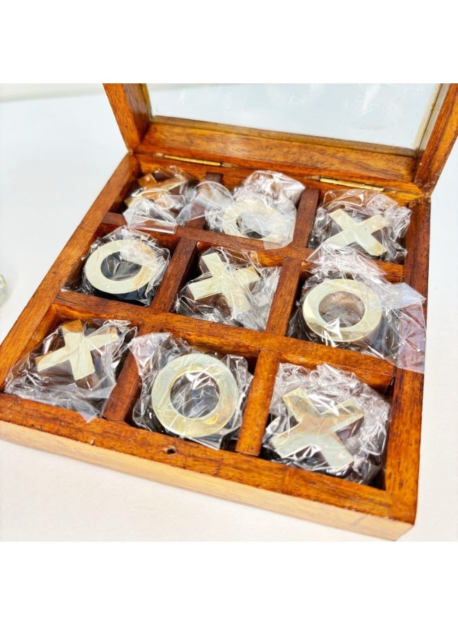 Rustic Charm Tic Tac Toe Game - Image 3