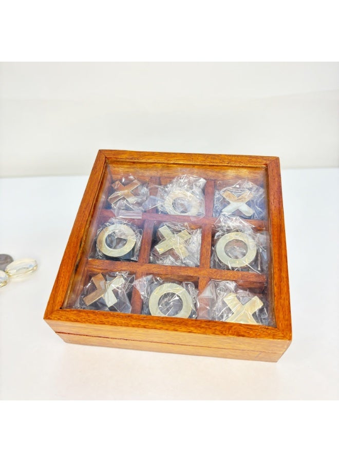 Rustic Charm Tic Tac Toe Game - Image 1