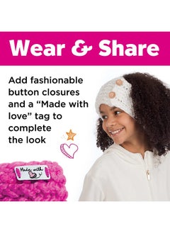 Creativity for Kids Quick Knit Headband Making Kit Kids Knitting Kit For Beginners Diy Projects For Kids  - Image 4