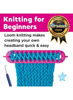 Creativity for Kids Quick Knit Headband Making Kit Kids Knitting Kit For Beginners Diy Projects For Kids  - Image 3