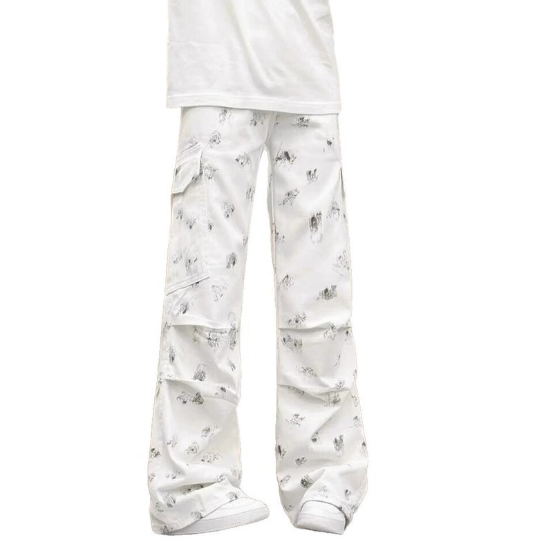 Unisex Classic Denim Jeans Loose Fit Daily Outdoor Wear - Image 5