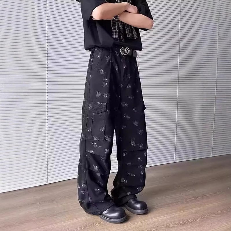 Unisex Classic Denim Jeans Loose Fit Daily Outdoor Wear - Image 1