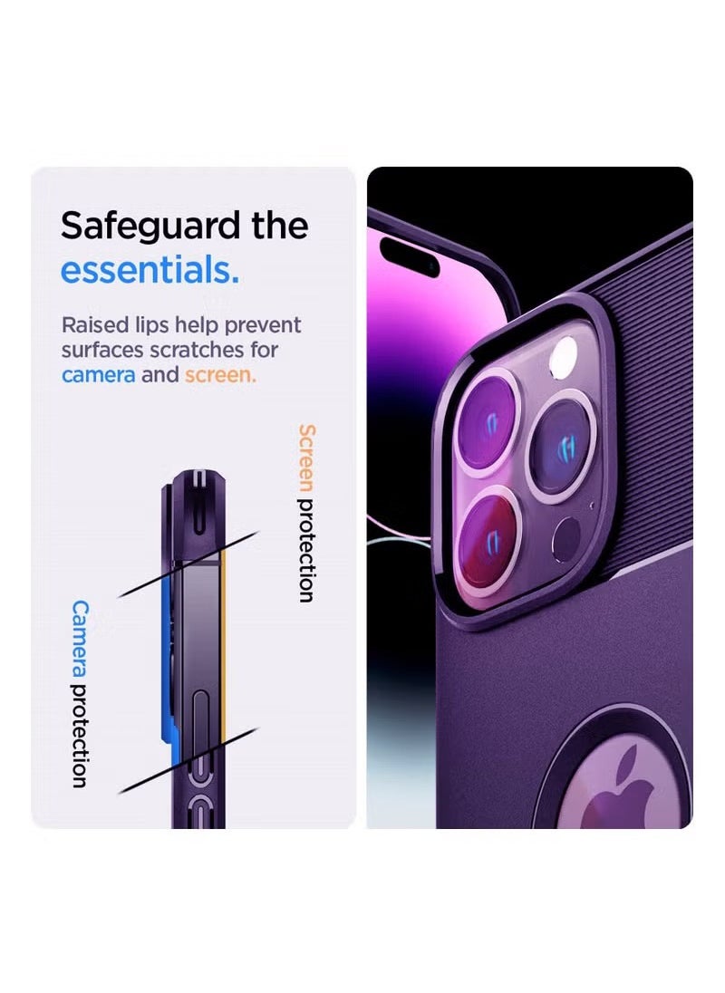 Color Fans - Rugged Armor iPhone 14 Pro Case Deep Purple - Image 1