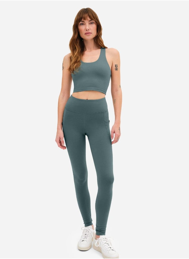 Vicino Vicino Women's High-Waisted Sports Bra and Pants Set, Ideal for Workouts and Fitness  - Image 1