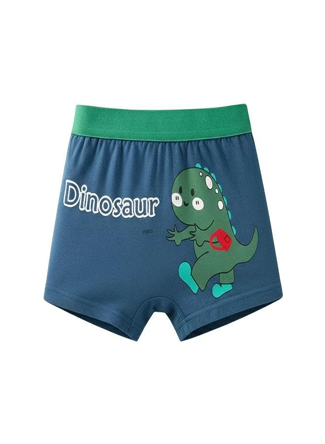 babyqlo Boys Cotton Dinosaur Pattern Boxer Pack of 4