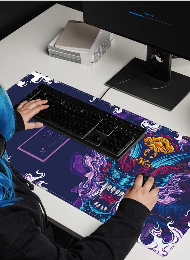 Mousepads 900x400x3mm Large Mouse Pad Extended Gaming Non-Slip Rubber Base Office Desk Keyboard Mouse Pads Black - Image 4