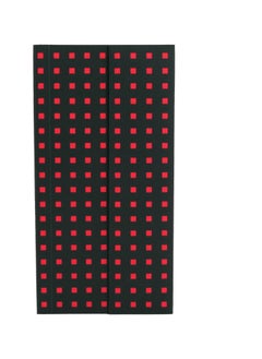 Quadro Black on Red B6.5 Unlined Wrap Closure 112 Pages 100gsm Notebook