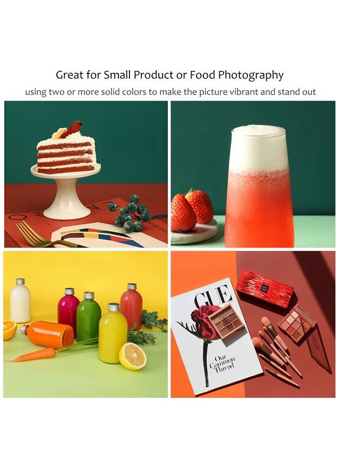 Selens 9Pcs 27x59 inch PVC Morandi Photography Background, Waterproof Tabletop Backdrop for Food Photograph Jewelry Cosmetics Makeup Small Product Props Photo Shoot - Image 3