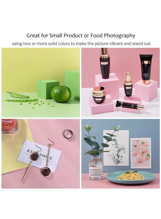 Selens 9Pcs 27x59 inch PVC Morandi Photography Background, Waterproof Tabletop Backdrop for Food Photograph Jewelry Cosmetics Makeup Small Product Props Photo Shoot - Image 4