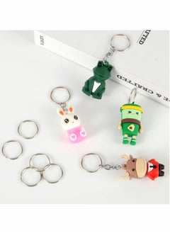 Excefore Split Ring, Small Key Rings Bulk Split Keychain Rings DIY Craft Metal Keychain Connector Accessories 200 Pcs  - Image 3