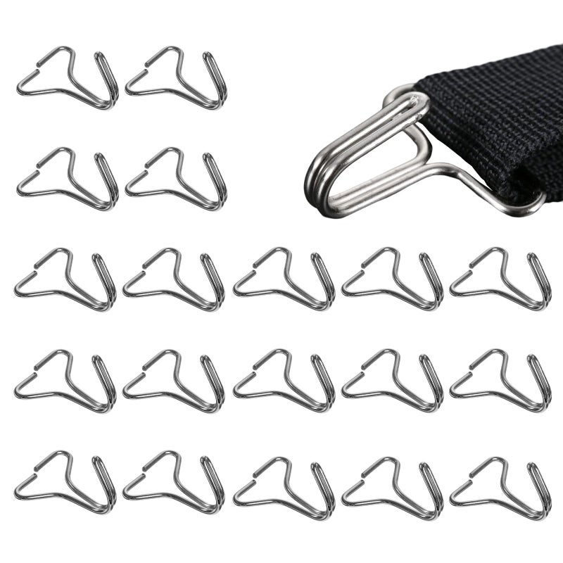 DXNQ 20 PCS Car Seat Cover Hooks Fixing Hanger Fastener Locking Clip for Car Headrest Cover Fixing Hook for Vehicle Seat Cushion Mat Installation Replacements Car Accessories - Image 3
